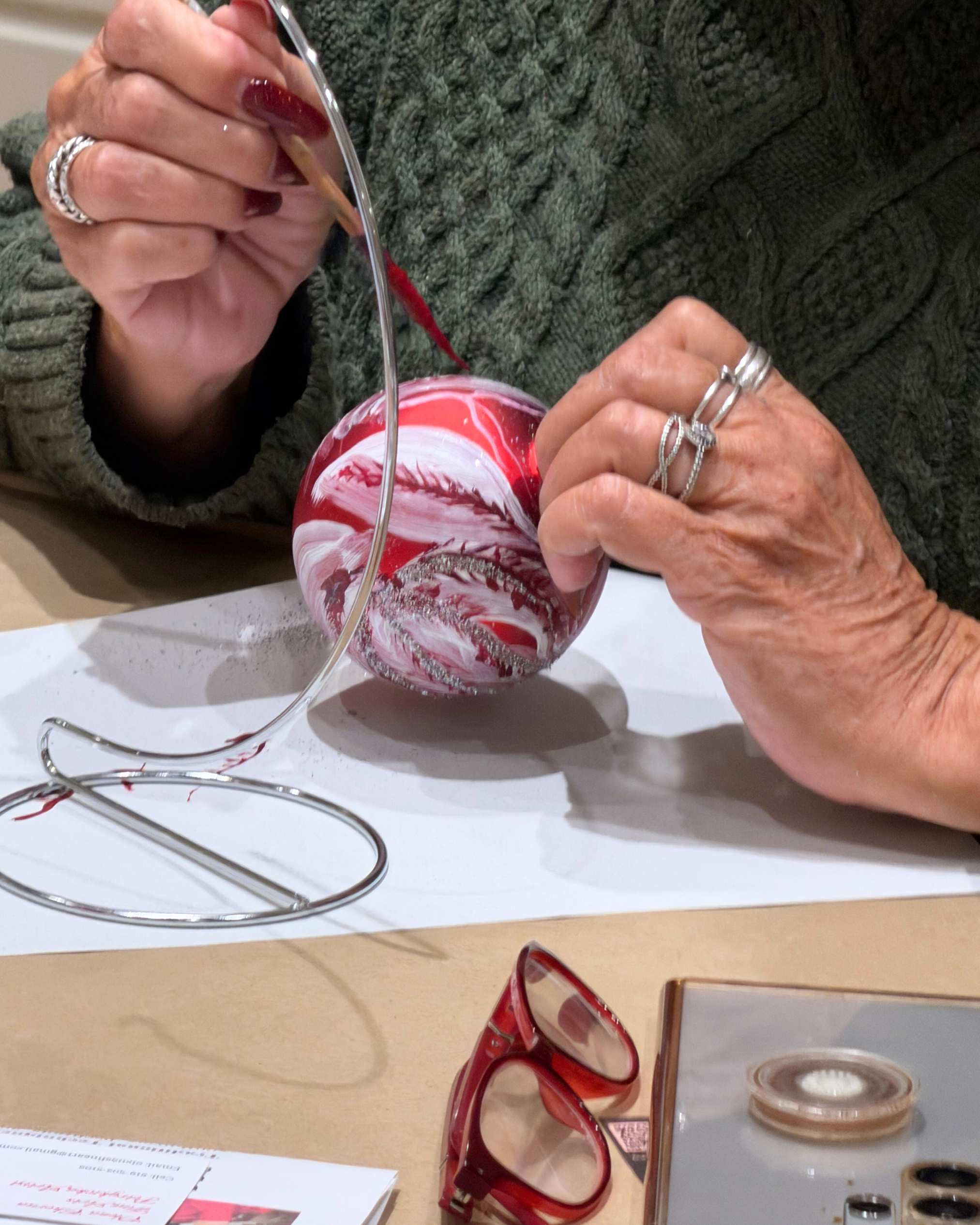 Petrykivka Christmas Ornament Workshop, Thursday, December 11, 2025